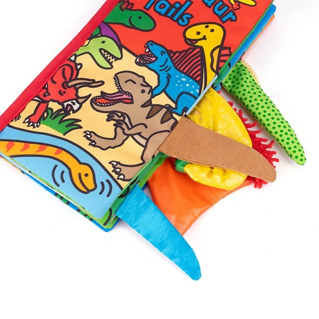 Animal tail cloth book–Dinosaur - Image 4