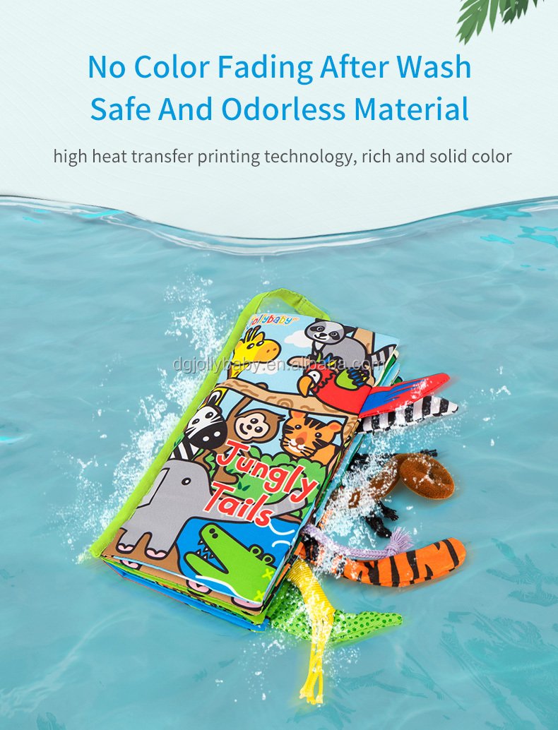 Animal tail cloth book–Dinosaur - Image 14