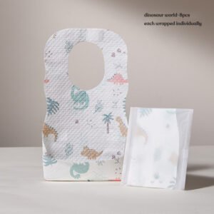 Disposable baby bib- Dinosaur (8pcs)