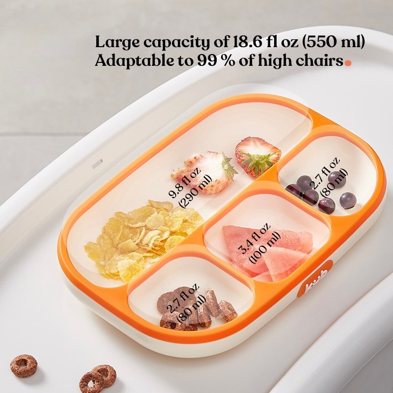 Anti-Fall Silicon Baby Plate - Image 7