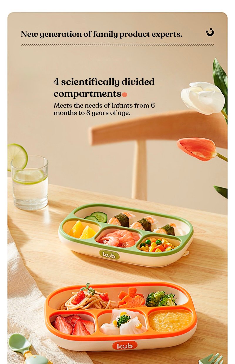 Anti-Fall Silicon Baby Plate - Image 6