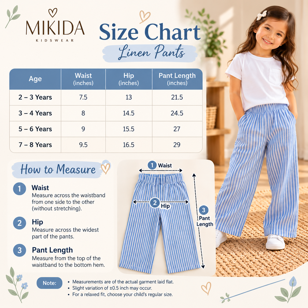 Sky Stripe Linen Pant - Image 6