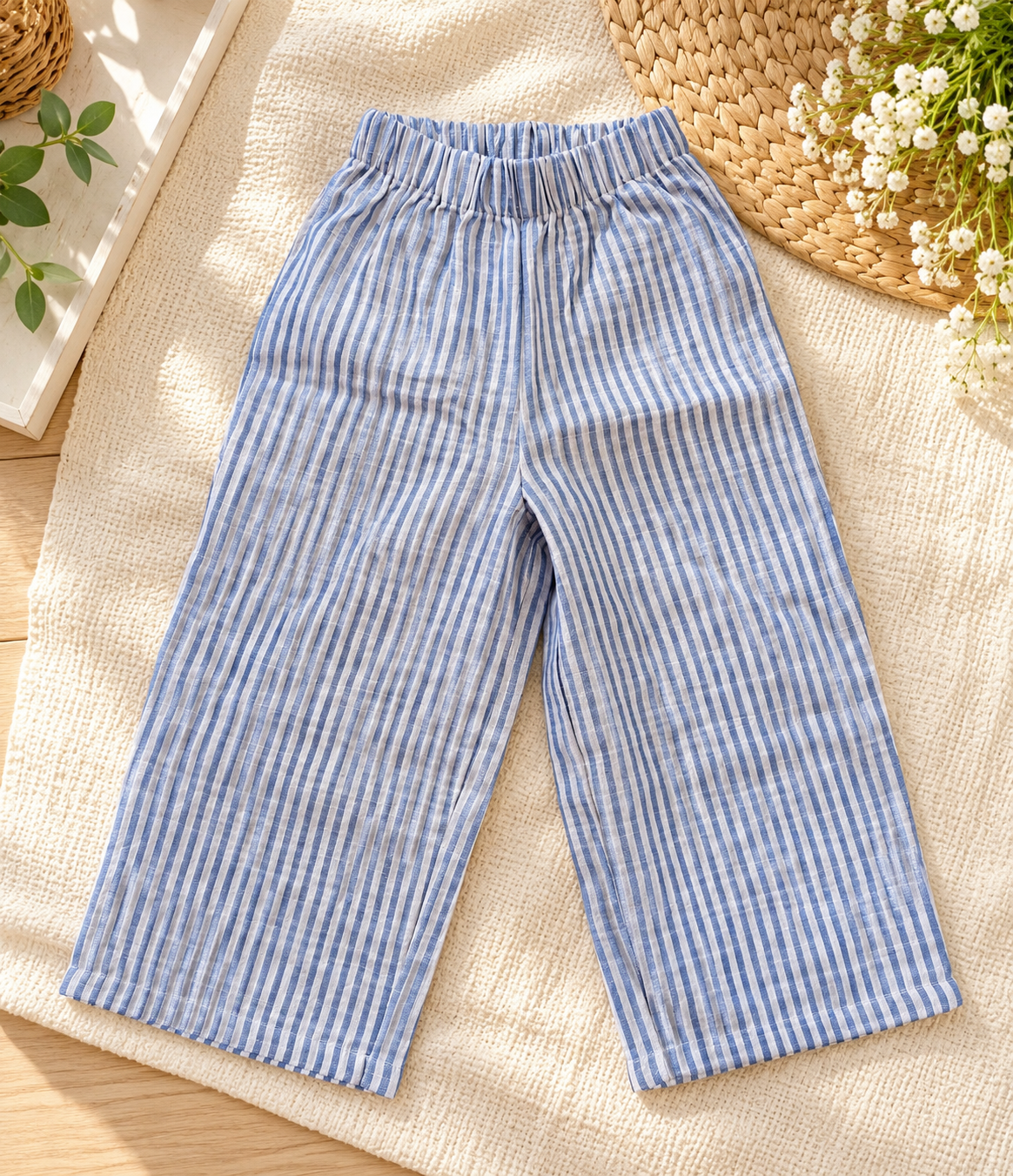 Sky Stripe Linen Pant - Image 2